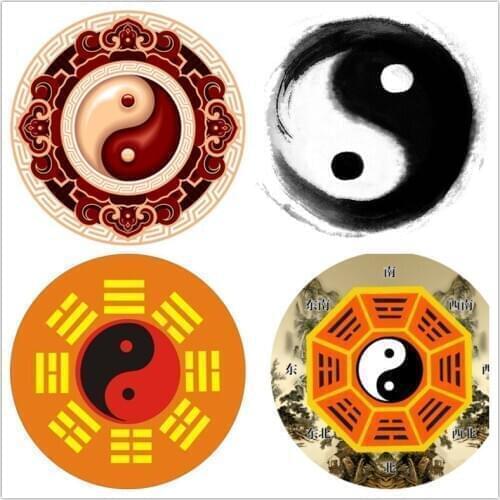 Traditional national culture Taoist carpet Tai Chi Gossip pattern carpets for living room Bedroom Area Rugs Home Delicate Mats