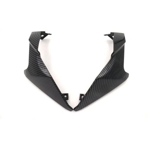 Carbon Fiber Paint Side Nose Headlight Cover Trim Fairing For KAWASAKI Z 400 Z400 2018 2019 2020