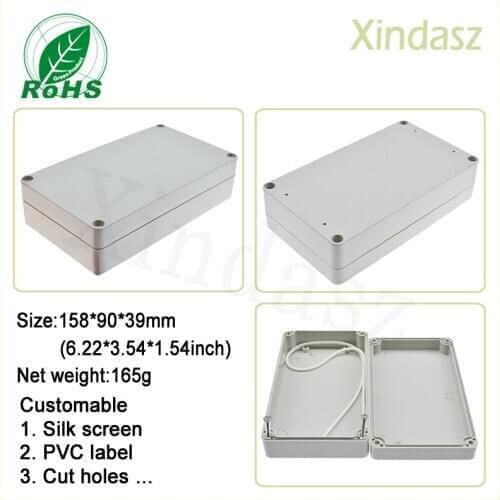 158*90*39mm waterproof plastic enclosure electronics plastic boxes ip67 plastic electrical enclosures