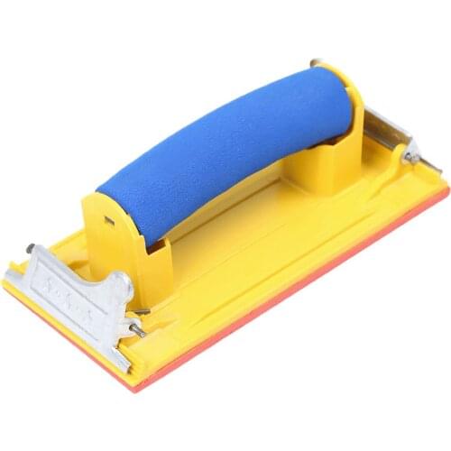 1Pcs Sandpaper Holder 18cmx 8cmx5.8cm Sander With Soft Handle for Woodworking and Drywall Sanding Abrasive Hand Tool