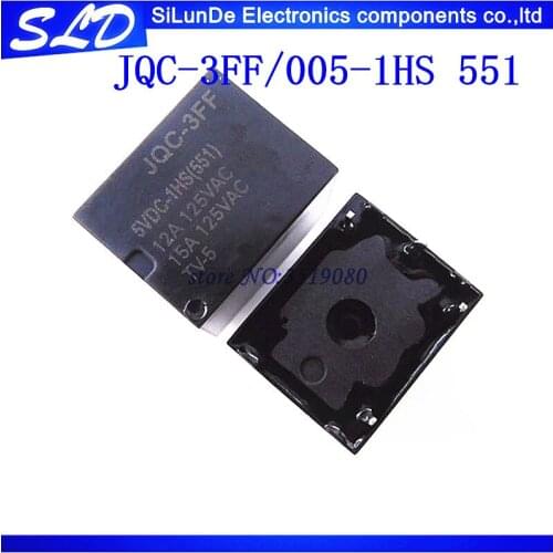 Free Shipping 10pcs/lot JQC-3FF/005-1HS(551) JQC-3FF/5VDC-1HS(551) JQC-3FF 5VDC-1HS(551) DIP