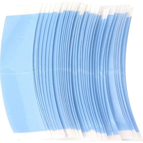 Free shipping 36pc/lot ,lace front support high quality strong double bule tape for toupees wig adhesive tape