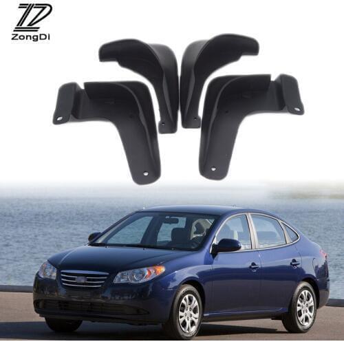 ZD Car Mudflaps Fit For Hyundai Elantra HD 2007 2008 2009 2010 Fourth generation Mudflap Accessories Front Rear Mudguards Fender