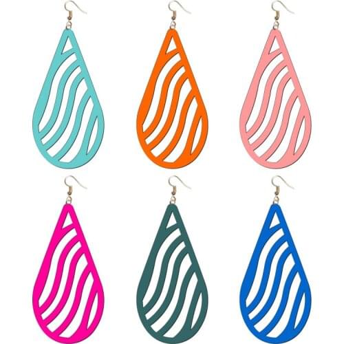 New Earring Wooden Die Scrapbooking C405-12 Cutting Dies Multiple Sizes Compatible With Most Die Cutting Machines