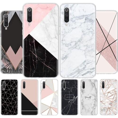 Art marble fashion Phone Case For Xiaomi MI 8 9 10 5X 6X A1 A2 A3 CC9E 9T NOTE10 Pro Lite Cover Coque soft Silicone TPU