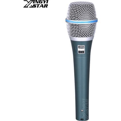 Professional Cardioid Handheld Dynamic Microphone Mike For BETA 87A 87C 87 A Speaking Karaoke Mixer Audio Studio Moving Coil Mic