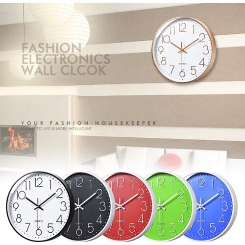 Quartz Wall Clock Plastic Fashion Design Clocks For Home Modern Decor Living Room Bedroom Silent Wall Clocks Настенные Часы