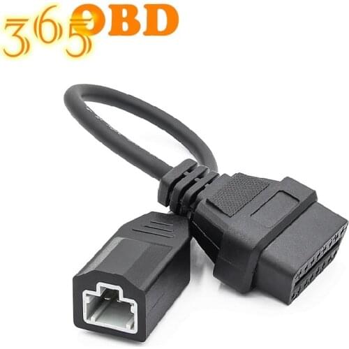 Hot Sell OBD2 Cable for Honda 3pin OBD1 Adapter OBDII for Honda 3 Pin To 16 Pin Connector Compatible Diagnostic Tool