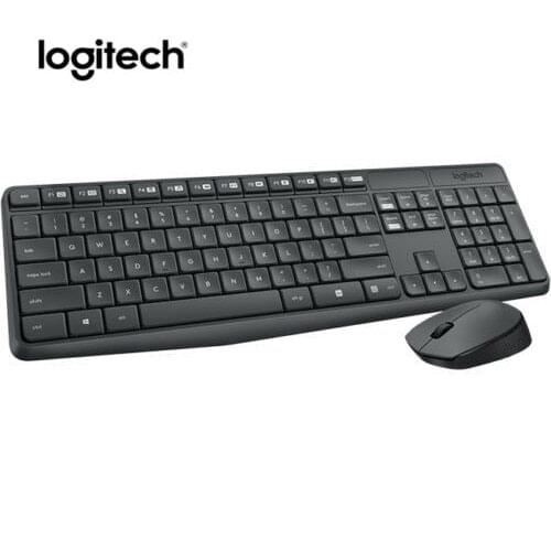 Logitech MK235 2.4Ghz Multimedia USB Wireless Keyboard And Mouse Combo