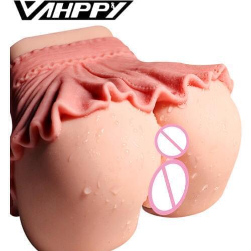 Male masturbator artificial vagina pocket pussy adult sex toys for men masturbatings realistic vagina ass masturbator sex doll