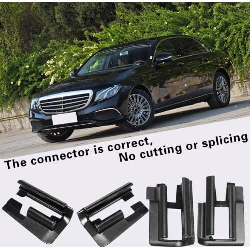 Driver Seat Track Trim Cover Rail Trim Cover Sliding Track Bonnet for Mercedes-Benz C-Class W205 E-Class W213 15-20