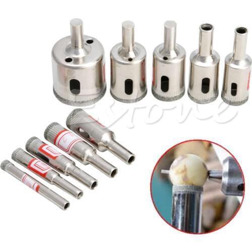 New 10pcs 6mm-32mm Diamond tool drill bit hole saw set for glass ceramic marble