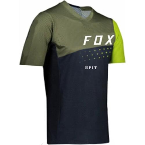New Motorcycle Jersey Moto Xc Motorcycle Mountain Bike Suitable for Hpit Fox Off-road Motorcycle Jersey Mtb T-shirt Clothes