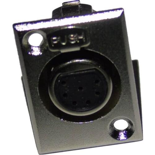 Wholesale 100 pcs metal XLR 7-Pin Female Chassis Panel Mounted Socket Connector-5140-7