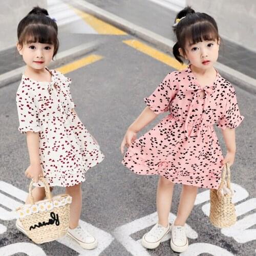 Meanbear Dresses Girls Easter Dress New Kid Girl Summer Dress Girl Princess Dress 4 5 Year Cotton Cute Girls Valentines Dresses