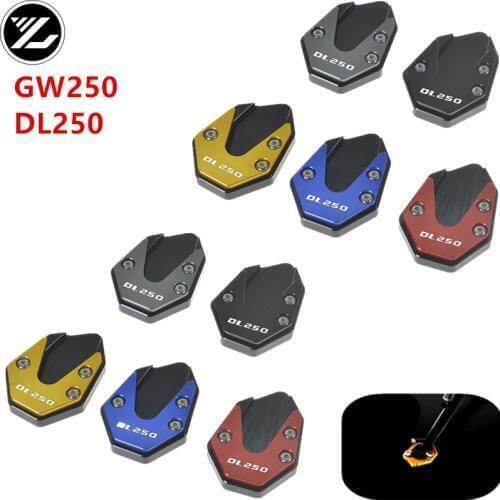 Motorcycles Kickstand Foot Side Stand Extension Pad Support Plate For Suzuki V-Strom 250 DL250 DL 250 GW250 GW 250