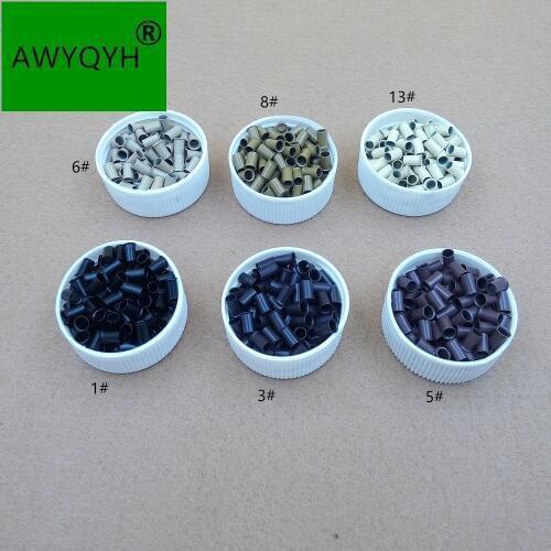 Flare Euro Lock copper tubes Micro Rings links beads for stick I tip hair extensions tools