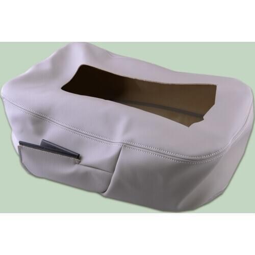 Gray Microfiber Leather Console Lid Seat Armrest Top Cover fit for Silverado Suburban Tahoe Sierra 2007 2008 2009 2010-2012 2013