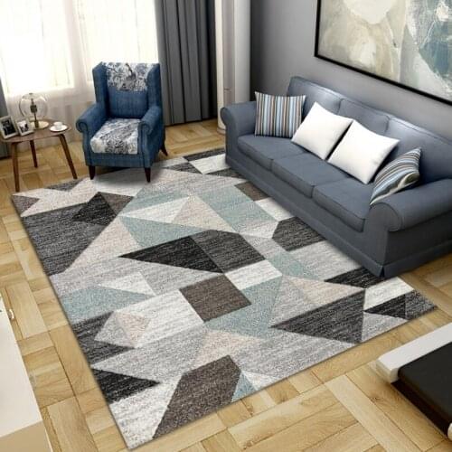 Modern Living Room Carpet Geometric Print Bedroom Rug Prayer Mat Dining Room Kitchen Floor Area Rug Home Decor Entrance Doormat