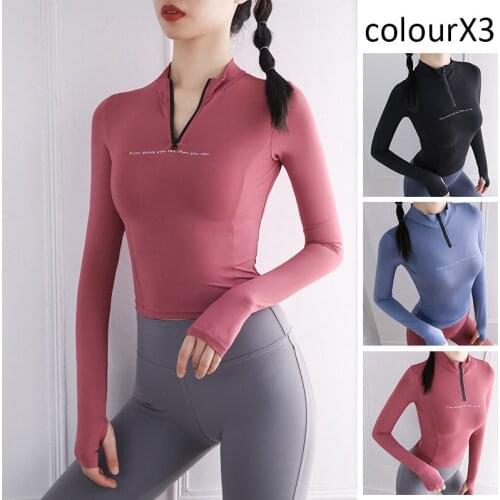 Yoga Tops Women Sportswear Air Mesh Long Sleeve Yoga Shirt Running Jogging Sport Tops Fitness Workout Gym Clothing Women