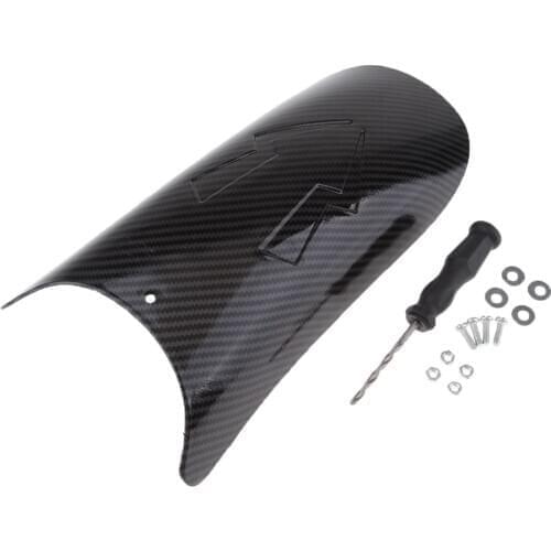 Carbon Fiber Motorcycle Front Fender Mudguard Extension Extender Type 2