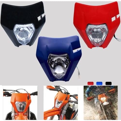 Motorcycle Universal Headlight Head Light Headlamp For 2017 18 KTM Headligt EXC XCF SX F SMR Enduro Dirt Bike Supermoto E-Moto