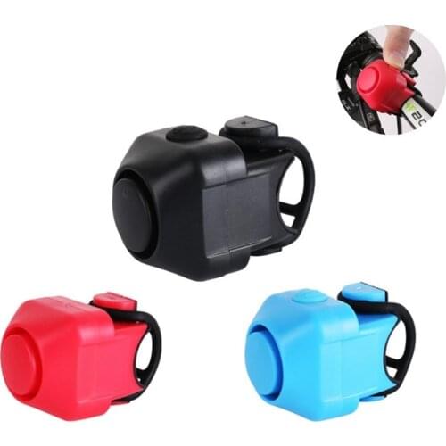 Bike Electronic Loud Horn 130 db Warning Safety Electric Bell Police Siren Bicycle Handlebar Alarm Ring Bell Cycling Accessories