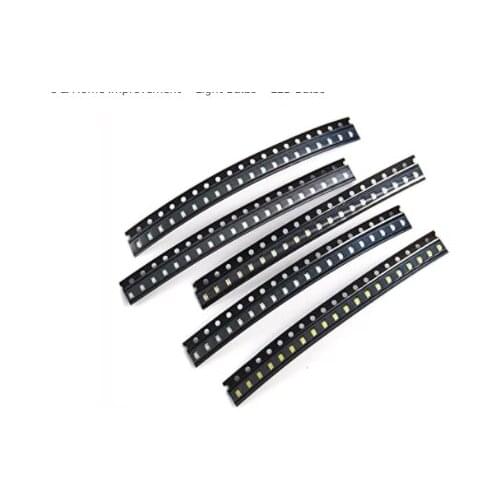 XFCZMG 00PCS (5 Colors x 20 pcs = 100 pcs) 0805 SMD LED