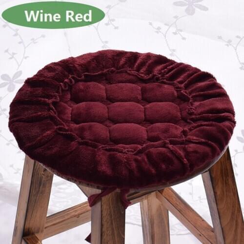 Winter Warm Stool Cushion Pattern Solid Chair Cushion Kitchen Dining Chair Seat Cushions 5 Sizes Available Seat Pad Home Decor