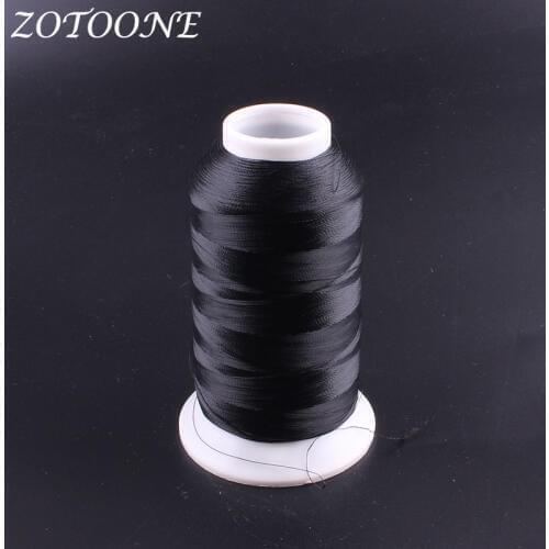 ZOTOONE Sewing Thread Polyester black Hand Quilting DIY Sewing Accessories Supplies Embroidery Leather Sewing Thread For Home E