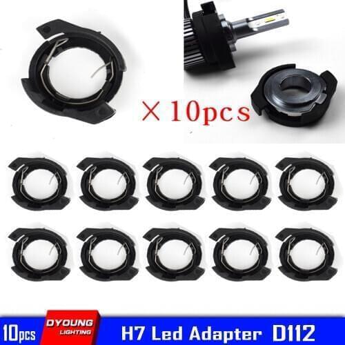 Adapter H7 Led For VW MAGOTAN Car Accessories Lamp Base Front Headlight Kit For Alfa Romeo Renault M 10pcs/Lot D112 Best Price
