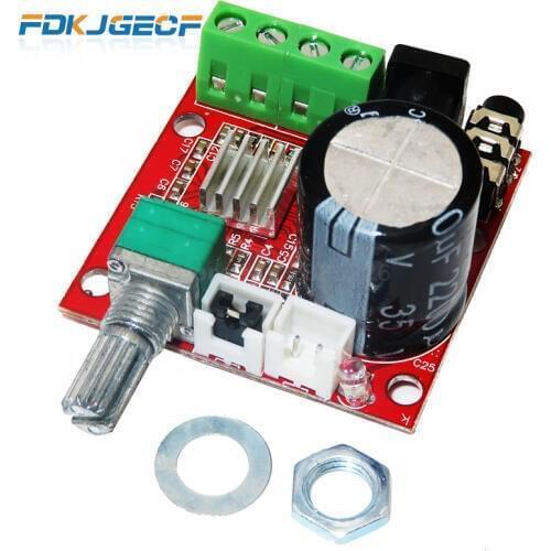 12V Mini Hi-Fi PAM8610 Audio Stereo Amplifier Board 2X10W Dual Channel D Class Lowest Price