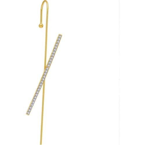 2021 Fashion Charm Jewelry Cubic Zirconia Wedding Earrings for Women Vintage Crystal Bride Stainless Steel Stud Earrings