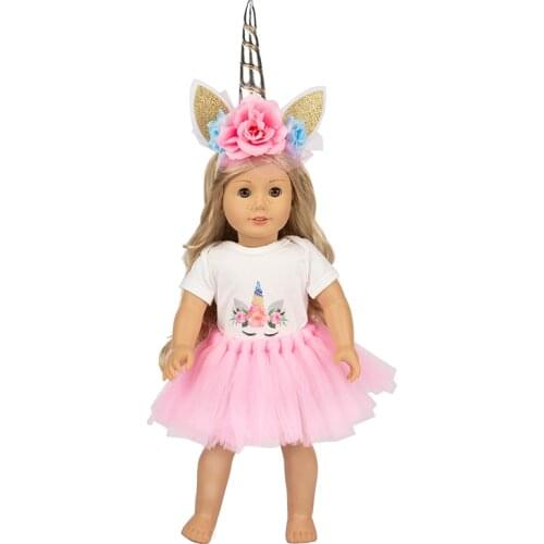 3pcs in 1, New lovely suits Fit for 18 inch American Girl And Accessories Dresses (Shoes are not included)