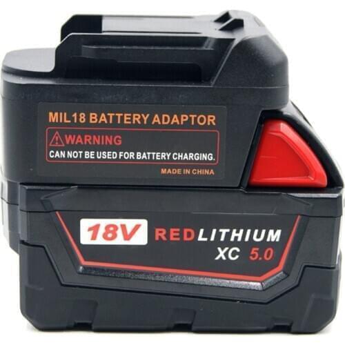 1pcs Adapter for Milwaukee M18 18V Li-ion Battery to MAKITA 18V BL Series Li-ion Battery Tool Adapter Accessories