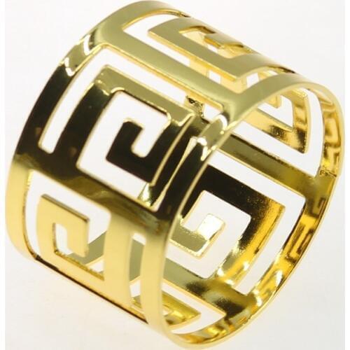 Free shipping gold silver crystal flower wedding napkin ring, napkin holder 12 pcs