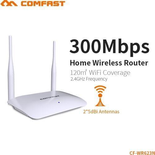 Comfast Home Use Wireless Router High Speed 2*5dbi Antenna wi-fi Repeater 300Mbps 2.4GHz Access Point Smart CF-WR623N