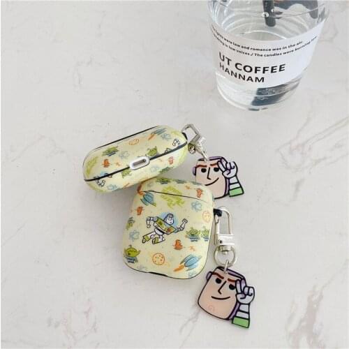 Cartoon Buzz Pendant Cute Apple Airpods Pro Wireless Earphone Protective Cover Gift Collection Creativity Toy