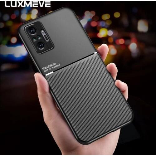 De cuero de textura caso para Xiaomi Redmi Nota 10 9 8 7 5 Pro 10s 8T 9A 9C 9T 8A 7A Mi 11 10T Nota 10 Lite Poco X3 Pro imán cub