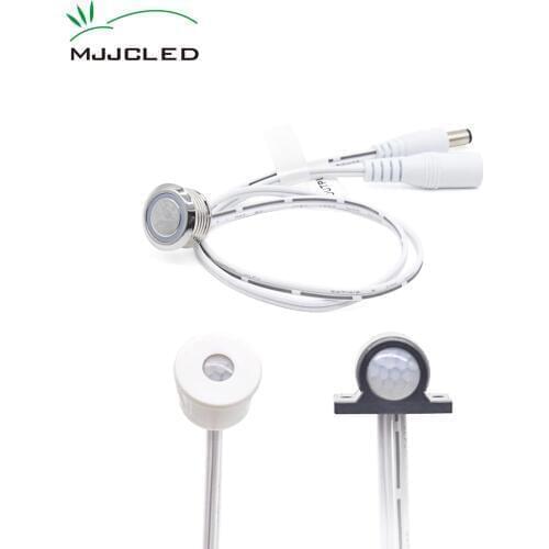 Movement Sensor 12V Motion Sensor Light Switch 24V Touch Sensor Switch Automatic ON OFF Switch Light Timer Infrared PIR Sensor