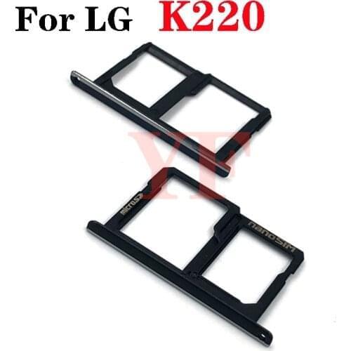 Sim Card Tray Holder For LG K220 K580 Sim & SD Card Slot Holder Adapter Socket Reader Holder Tray Slot Replacement