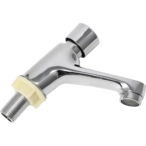 Faucet Touch Press Auto Self Closing Water Saving Tap Bathroom Basin Cold Faucet Delay Push Button Toilet Metered Faucet