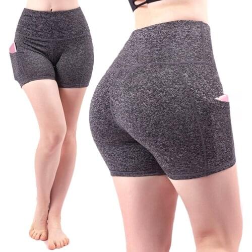 Fitness Shorts Gym Clothing For Women Summer 2021 High Waist Skinny Short Sexy Push Up Hip Ladies Sportswear Bottoms Quick Dry