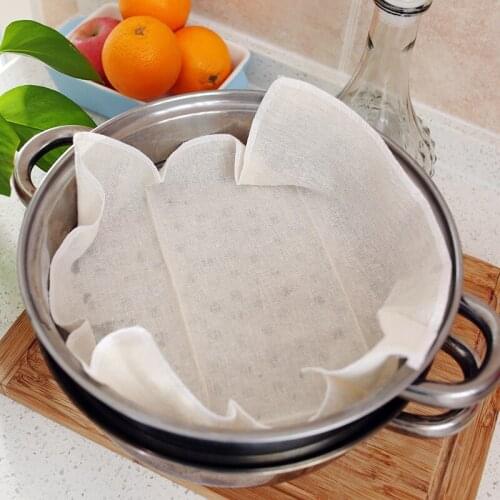 32cm Cotton Steamer Cloth Round Cotton Gauze Drawer Steamer Mat Stuffed Buns Steamed Bread Steamer Kitchen Steamer