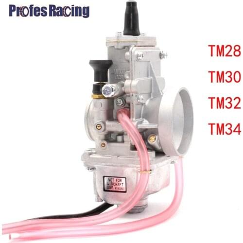 Mikuni TM28 30 32 34 Carburetor Carb Flat Slide 28 30 32 34mm Carburador Spigot TM Carbs For Honda CR250 Kawasaki KX125 150