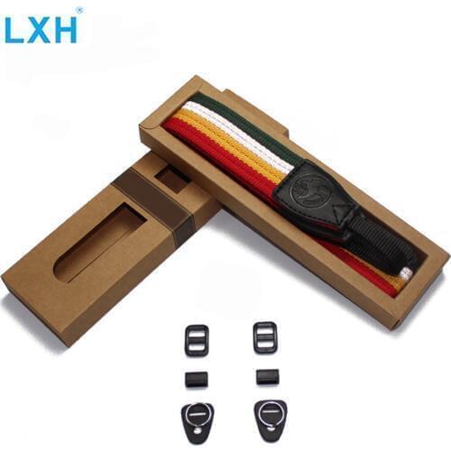 LXH Thicken Vintage Soft Adjustable Camera Shoulder Neck Strap, Universal Camera Belt Strap with for Nikon Canon Sony Olympus