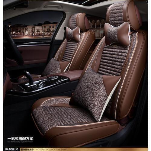 TO YOUR TASTE auto accessories universal luxury leather CAR SEAT cushion set for AUDI Q3 Q5 Q7 R8 TT AUDI100 durable colorful