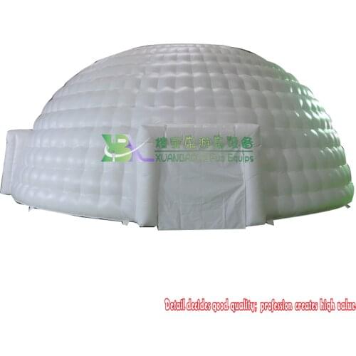 500 Persons White Inflatable Dome Tent, Wedding Party Or Events Large Snow Igloo Inflatable Tents