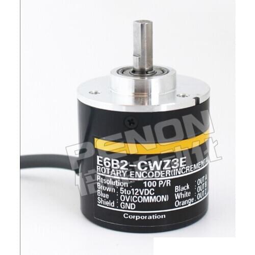 New Original E6B2-CWZ3E 500P/R 1pc Incremental Rotary Encoder 500PPR E6B2 CWZ3E E6B2CWZ3E 5-12VDC ABZ Phase