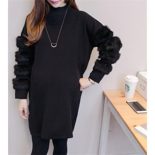 Maternity Coats Autumn Winter Fashion Pregnant Women Sweater Loose Thicken Clothes Outwear Clothes for Pregnancy Jacket